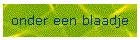 onder een blaadje